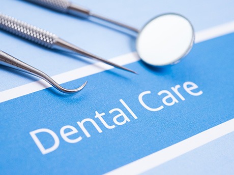 Dental care paperwork in Marysville