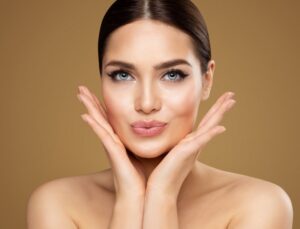 Woman with BOTOX smiling